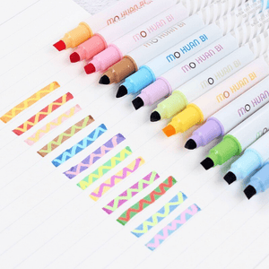 SuperSquiggles Multicolored Markers (12 Pens Per Set)