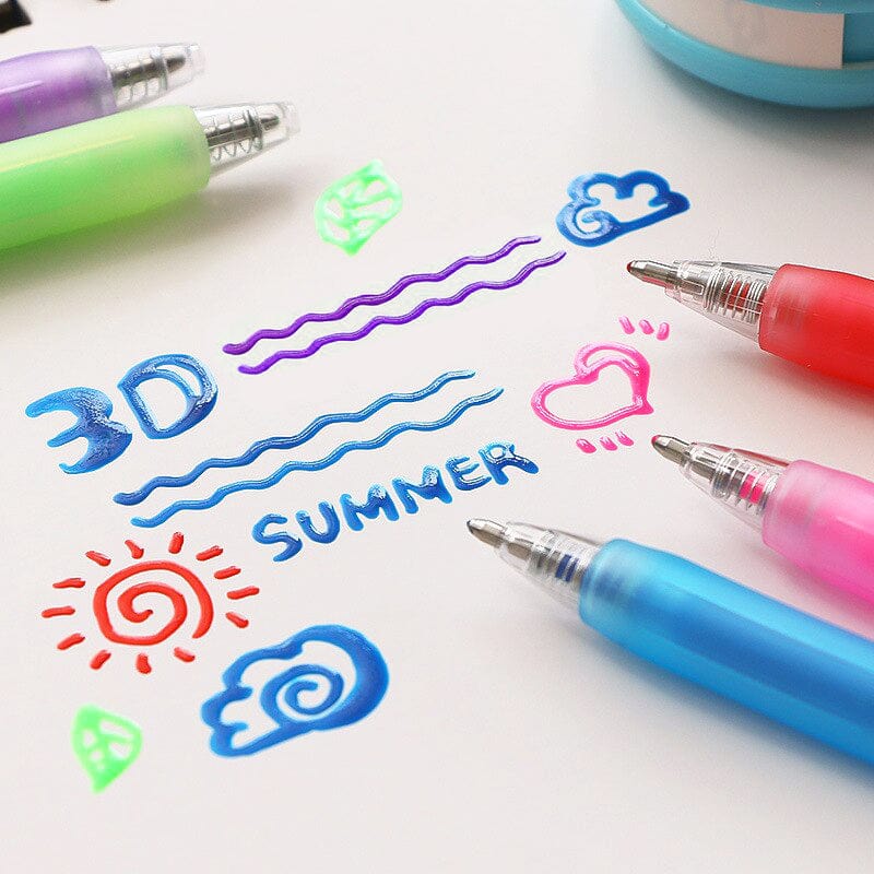 $2/mo - Finance 3D Jelly Pen Set - Candy Color Gel Pen, Art